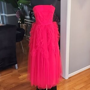 Bcbgmaxazria tulle dress sz 6